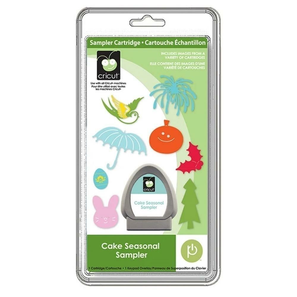 NEW Cricut Cake Seasonal‎ Sampler Holidays Sports Occasions Seasons Interests